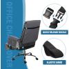 imageHVERSAILTEX Large Office Chair Cover  Water Resistant With Arms for Computer Desk High Back Universal Executive Boss  Non Slip Buckle Washable GreyBeigeGreyBeige