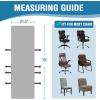 imageHVERSAILTEX Large Office Chair Cover  Water Resistant With Arms for Computer Desk High Back Universal Executive Boss  Non Slip Buckle Washable GreyBeigeNavyBeige