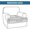 imageHVERSAILTEX Stretch 3 Piece T Cushion Sofa Slipcovers Individually Sofa Cushion Covers for 3 Cushion Couch Sofa Seat Cushion Covers with Elastic Bands Featuring Thicker Jacquard Fabric GrayDove