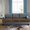 imageHVERSAILTEX Stretch Velvet T Couch Cushion Cover Seat Cushion Cover for Chair Recliner Wingback Chair Furniture Protector Sofa Cushion Slipcover with Elastic BottomArmchairIvoryBronze Brown