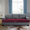 imageHVERSAILTEX Stretch Velvet T Couch Cushion Cover Seat Cushion Cover for Chair Recliner Wingback Chair Furniture Protector Sofa Cushion Slipcover with Elastic BottomArmchairIvoryWineBurgundy