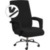 imageHVERSAILTEX Home Office Chair Covers Stretchable Computer Desk Chair Covers Mid  High Back Universal Executive Boss Gaming Seat Cover Removable Machine WashableNon Slip Thick Jacquard Black LargeBlack