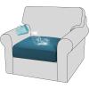 imageHVERSAILTEX 100 Waterproof Couch Covers for 3 Cushion Couch Sofa Pet Friendly Stretch Couch Cushion Covers Sectional Couch Covers Thick Dual Fleece Fabric3 Pieces Sofa Cushion Covers CamelPeacock Blue
