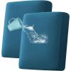 imageHVERSAILTEX 100 Waterproof Couch Covers for 3 Cushion Couch Sofa Pet Friendly Stretch Couch Cushion Covers Sectional Couch Covers Thick Dual Fleece Fabric3 Pieces Sofa Cushion Covers CamelPeacock Blue