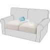 imageHVERSAILTEX 100 Waterproof Couch Covers for 3 Cushion Couch Sofa Pet Friendly Stretch Couch Cushion Covers Sectional Couch Covers Thick Dual Fleece Fabric3 Pieces Sofa Cushion Covers CamelIvory