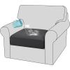 imageHVERSAILTEX 100 Waterproof Couch Covers for 3 Cushion Couch Sofa Pet Friendly Stretch Couch Cushion Covers Sectional Couch Covers Thick Dual Fleece Fabric3 Pieces Sofa Cushion Covers CamelDark Gray