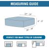imageHVERSAILTEX 100 Waterproof Couch Covers for 3 Cushion Couch Sofa Pet Friendly Stretch Couch Cushion Covers Sectional Couch Covers Thick Dual Fleece Fabric3 Pieces Sofa Cushion Covers CamelWarm Sand