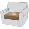 imageHVERSAILTEX 100 Waterproof Couch Covers for 3 Cushion Couch Sofa Pet Friendly Stretch Couch Cushion Covers Sectional Couch Covers Thick Dual Fleece Fabric3 Pieces Sofa Cushion Covers CamelWarm Sand