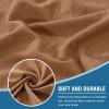 imageHVERSAILTEX 100 Waterproof Couch Covers for 3 Cushion Couch Sofa Pet Friendly Stretch Couch Cushion Covers Sectional Couch Covers Thick Dual Fleece Fabric3 Pieces Sofa Cushion Covers CamelCamel