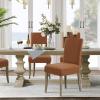 imageHVERSAILTEX 100 Waterproof Dining Chair Covers Stretch Chair Covers for Dining Room Set of 6 Parson Chair Slipcovers Chair Protectors Covers Dining Soft Thick Solid Fleece Fabric Washable IvoryCamel