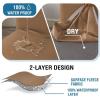 imageHVERSAILTEX 100 Waterproof Dining Chair Covers Stretch Chair Covers for Dining Room Set of 6 Parson Chair Slipcovers Chair Protectors Covers Dining Soft Thick Solid Fleece Fabric Peacock BlueSand