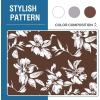 imageHVERSAILTEX Velvet Dining Chair Covers Stretch Chair Covers for Dining Room Set of 4 Parson Chair Slipcovers Chair Protectors Covers Dining Soft Thick Solid Velvet Fabric Washable BlackFloral Chocolate