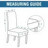 imageHVERSAILTEX Velvet Dining Chair Covers Stretch Chair Covers for Dining Room Set of 4 Parson Chair Slipcovers Chair Protectors Covers Dining Soft Thick Solid Velvet Fabric Washable BlackTaupe