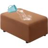 imageHVERSAILTEX 100 Waterproof Ottoman Cover Rectangle Stretch Velvet Ottoman Slipcovers for Living Room with Nonslip Elastic Bottom Furniture Protector Thick Soft Fleece Fabric Large CamelCamel