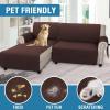 imageHVERSAILTEX 100 Waterproof Couch Covers for Sectional Sofa 2Piece Couch Covers Sectional Couch Cover L Shaped for Dogs Non Slip Right Chaise Lounge Cover  2 Seat Sofa Cover Coconut MilkChocolate
