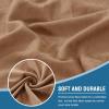 imageHVERSAILTEX 100 Waterproof Seat Cushion Covers Sectional Couch Covers 3 Pieces Sofa Cushion Covers L Shape Cushion Chaise Cover for Both LeftRight Couch Large Sofa 2 Seater  1 Chaise CamelCamel