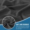 imageHVERSAILTEX 100 Waterproof Seat Cushion Covers Sectional Couch Covers 3 Pieces Sofa Cushion Covers L Shape Cushion Chaise Cover for Both LeftRight Couch Large Sofa 2 Seater  1 Chaise CamelDark Gray