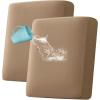 imageHVERSAILTEX 100 Waterproof Seat Cushion Covers Sectional Couch Covers 3 Pieces Sofa Cushion Covers L Shape Cushion Chaise Cover for Both LeftRight Couch Large Sofa 2 Seater  1 Chaise CamelWarm Sand