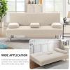 imageHVERSAILTEX 4 Pieces Stretch Futon Covers Sofa Bed Slipcover with Removable Armrests and Cupholders Covers Furniture Protector High Spandex Small Checks Jacquard Fabric BlackIsland Fossi
