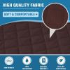 imageHVERSAILTEX L Shape Sectional Couch Covers 2Piece L Couch Cover 100 Waterproof Pet Couch Covers for Sectional Sofa WashableLeft Chaise  3 Seat Sofa Rocket GrayChocolate