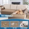 imageHVERSAILTEX L Shape Sectional Couch Covers 2Piece L Couch Cover 100 Waterproof Pet Couch Covers for Sectional Sofa WashableLeft Chaise  3 Seat Sofa Rocket GrayFrench Oak