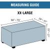 imageHVERSAILTEX Ottoman Cover Stretch Ottoman Slipcover Round Ottoman Storage Cover Folding Stool Covers Furniture Protector Cover for Footrest Ottoman Fit Dia 20quot  23quot TaupeDusty Blue