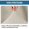 imageHVERSAILTEX Ottoman Cover Stretch Ottoman Slipcover Round Ottoman Storage Cover Folding Stool Covers Furniture Protector Cover for Footrest Ottoman Fit Dia 20quot  23quot TaupeIsland Fossi