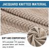 imageHVERSAILTEX Ottoman Cover Stretch Ottoman Slipcover Round Ottoman Storage Cover Folding Stool Covers Furniture Protector Cover for Footrest Ottoman Fit Dia 20quot  23quot TaupeSand