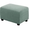 imageHVERSAILTEX Ottoman and Sofa Seat Cushion Combined Cover Slipcover Rectangle Sofa Slipcover Fit Length 5675 Suitable for L Shaped Seat Cushion Cover or Chaise Part Cover Stretch Thick Soft  BlackSage