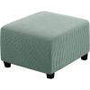 imageHVERSAILTEX Ottoman and Sofa Seat Cushion Combined Cover Slipcover Rectangle Sofa Slipcover Fit Length 5675 Suitable for L Shaped Seat Cushion Cover or Chaise Part Cover Stretch Thick Soft  BlackSage