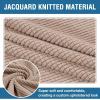 imageHVERSAILTEX Ottoman and Sofa Seat Cushion Combined Cover Slipcover Rectangle Sofa Slipcover Fit Length 5675 Suitable for L Shaped Seat Cushion Cover or Chaise Part Cover Stretch Thick Soft  BlackSand