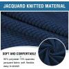 imageHVERSAILTEX Ottoman and Sofa Seat Cushion Combined Cover Slipcover Rectangle Sofa Slipcover Fit Length 5675 Suitable for L Shaped Seat Cushion Cover or Chaise Part Cover Stretch Thick Soft  BlackNavy