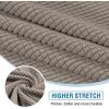 imageHVERSAILTEX Sectional Couch Covers 4 Pieces Sofa Seat Cushion Covers L Shape Separate Cushion Couch Chaise Cover for Both LeftRight Sectional Couch Seat Only 1 Chaise  3 Sofa GreyTaupe