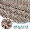 imageHVERSAILTEX Sectional Couch Covers 4 Pieces Sofa Seat Cushion Covers L Shape Separate Cushion Couch Chaise Cover for Both LeftRight Sectional Couch Seat Only 1 Chaise  3 Sofa GreySand