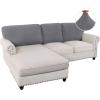 imageHVERSAILTEX Sectional Couch Covers 4 Pieces Sofa Seat Cushion Covers L Shape Separate Cushion Couch Chaise Cover for Both LeftRight Sectional Couch Seat Only 1 Chaise  3 Sofa GreyDove