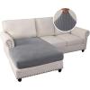 imageHVERSAILTEX Sectional Couch Covers 4 Pieces Sofa Seat Cushion Covers L Shape Separate Cushion Couch Chaise Cover for Both LeftRight Sectional Couch Seat Only 1 Chaise  3 Sofa GreyDove