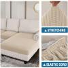 imageHVERSAILTEX Sectional Couch Covers 4 Pieces Sofa Seat Cushion Covers L Shape Separate Cushion Couch Chaise Cover for Both LeftRight Sectional Couch Seat Only 1 Chaise  3 Sofa GreyNatural