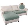 imageHVERSAILTEX Sectional Couch Covers 4 Pieces Sofa Seat Cushion Covers L Shape Separate Cushion Couch Chaise Cover for Both LeftRight Sectional Couch Seat Only 1 Chaise  3 Sofa GreySage