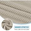 imageHVERSAILTEX Sectional Couch Covers 4 Pieces Sofa Seat Cushion Covers L Shape Separate Cushion Couch Chaise Cover for Both LeftRight Sectional Couch Seat Only 1 Chaise  3 Sofa GreyIsland Fossi
