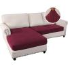 imageHVERSAILTEX Sectional Couch Covers 4 Pieces Sofa Seat Cushion Covers L Shape Separate Cushion Couch Chaise Cover for Both LeftRight Sectional Couch Seat Only 1 Chaise  3 Sofa GreyBurgundy