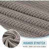 imageHVERSAILTEX Sectional Couch Covers 4 Pieces Sofa Seat Cushion Covers L Shape Separate Cushion Couch Chaise Cover for Both LeftRight Sectional Couch Seat Only 1 Chaise  3 Sofa GreyTaupe