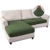 imageHVERSAILTEX Sectional Couch Covers 4 Pieces Sofa Seat Cushion Covers L Shape Separate Cushion Couch Chaise Cover for Both LeftRight Sectional Couch Seat Only 1 Chaise  3 Sofa GreyBronze Green