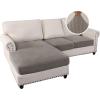 imageHVERSAILTEX Sectional Couch Covers 4 Pieces Sofa Seat Cushion Covers L Shape Separate Cushion Couch Chaise Cover for Both LeftRight Sectional Couch Seat Only 1 Chaise  3 Sofa GreyTaupe