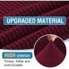imageHVERSAILTEX Sectional Couch Covers 4 Pieces Sofa Seat Cushion Covers L Shape Separate Cushion Couch Chaise Cover for Both LeftRight Sectional Couch Seat Only 1 Chaise  3 Sofa GreyBurgundy
