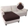 imageHVERSAILTEX Sectional Couch Covers 4 Pieces Sofa Seat Cushion Covers L Shape Separate Cushion Couch Chaise Cover for Both LeftRight Sectional Couch Seat Only 1 Chaise  3 Sofa GreyChocolate