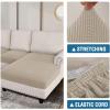 imageHVERSAILTEX Sectional Couch Covers 4 Pieces Sofa Seat Cushion Covers L Shape Separate Cushion Couch Chaise Cover for Both LeftRight Sectional Couch Seat Only 1 Chaise  3 Sofa GreyIsland Fossi