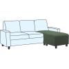 imageHVERSAILTEX Square Ottoman Covers Ottoman Slipcovers Folding Storage Stool Furniture Protector Form Fit with Elastic Bottom Stretch High Spandex Small Checks Jacquard FabricLargeDeep TealBronze Green