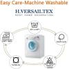 imageHVERSAILTEX Armless Futon Cover Stretch Sofa Bed Slipcover Protector Elastic Feature Rich Textured High Spandex Small Checks Jacquard Fabric Futon Cover Machine Washable TaupeRust