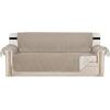 imageHVERSAILTEX Futon Cover Reversible Sofa Slipcover Furniture Protector Water Resistant 2 Inch Wide Elastic Straps Sofa Bed Pets Kids Dog Cat Fit Sitting Width Up to 70quotFuton BlackGreyKhakiBeige