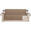 imageHVERSAILTEX Futon Cover Reversible Sofa Slipcover Furniture Protector Water Resistant 2 Inch Wide Elastic Straps Sofa Bed Pets Kids Dog Cat Fit Sitting Width Up to 70quotFuton BlackGreyTaupe BrownBeige